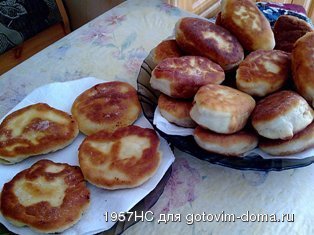 Пирожки на кефире без яиц