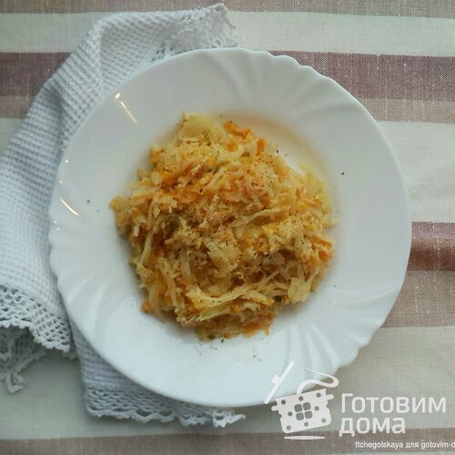 Белокочанная капуста в тыквенно-сливочном соусе
