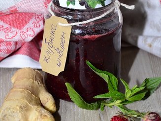 Конфитюр из клубники с имбирём