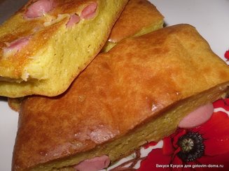 Быстрый пирог с капустой