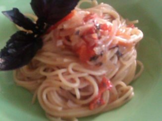 One Pan Pasta (паста и соус в одной сковороде)