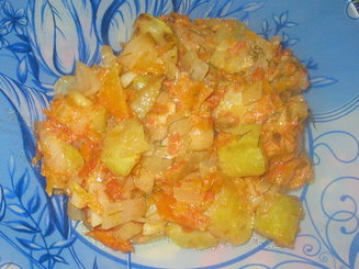 Кабачки тушёные