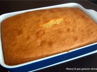 Легкий вишневый пирог