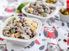 Салат с сыром, грибами и фасолью