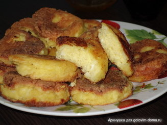 Сырники из творога с яблоками