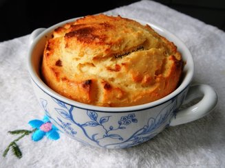 Творожная запеканка с кукурузной мукой
