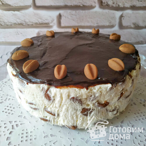 Кофейный торт без выпечки