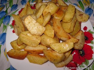 Картофель, запеченный с тимьяном