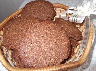 Овсяное печенье с какао