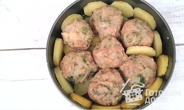 Картошка с мясом в духовке фото к рецепту 5