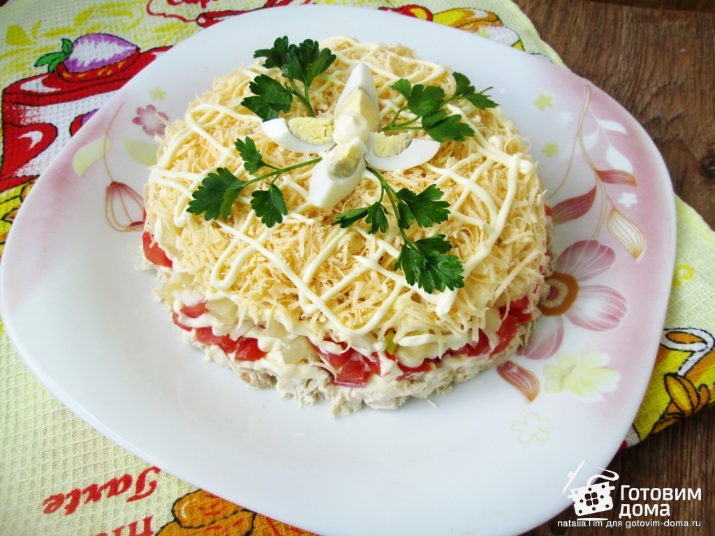 Салат наслаждение с курицей и ананасом рекомендации Салат наслаждение с курицей и ананасом рекомендации