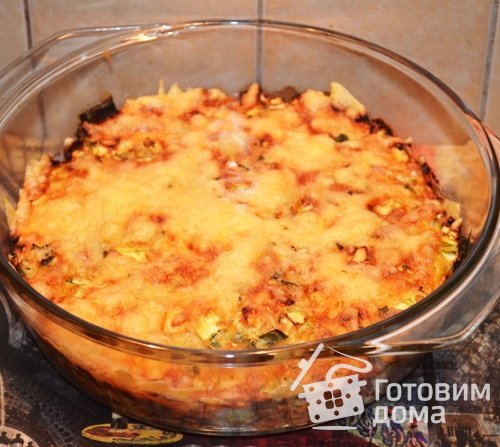 Кабачок, запеченный с сыром