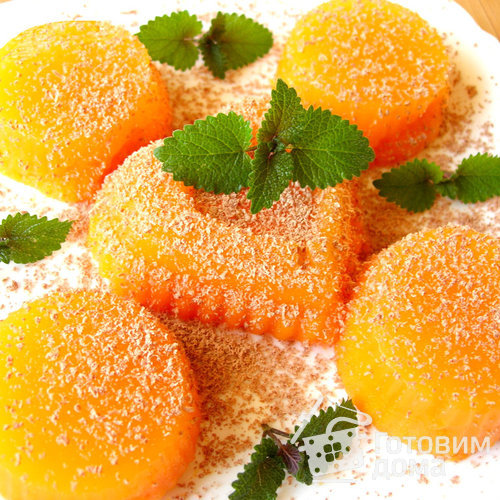 Десерт из тыквы с апельсиновым ароматом