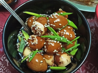 Кэран чанчорим (계란장조림)  Корейская закуска из яиц