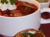 Свекольник с пампушками