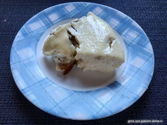 Запеканка с ароматизированной грушей