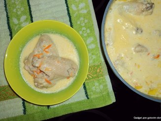 Курочка в сырном соусе