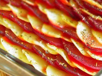 Гарнир из картофеля и свеклы