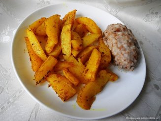 Картофель карри запечённый