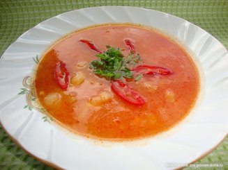 Суп картофельный острый