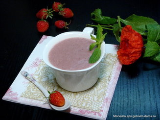 Whipped Porridge - Взбитая овсяная каша с ягодами