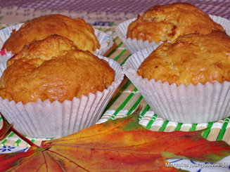 Творожные кексы с курагой