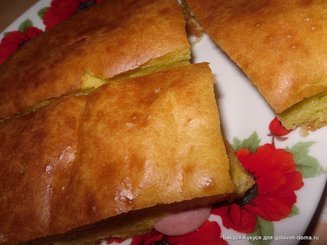 Быстрый пирог с капустой