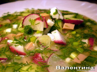 Окрошка мясная