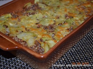 Гречневая запеканка с кабачком