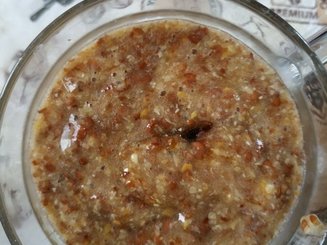 Льняная каша с финиками