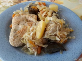 Курица с овощами