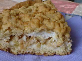 Яблочный пирог с белковой начинкой