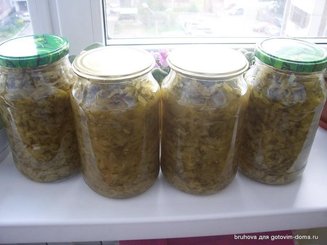 Салат из огурцов с луком "Нежинский"