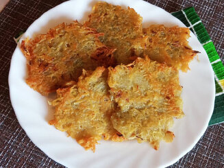 Драники без муки и яиц (постные)