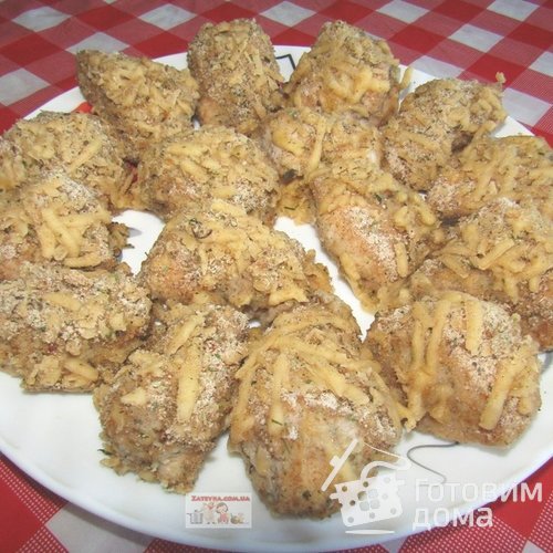 Куриное филе в сырной панировке