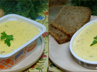 Плавленный сыр с беконом