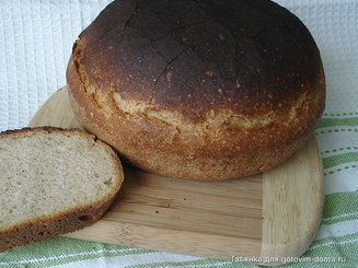 Пшеничный хлеб на ржаной закваске