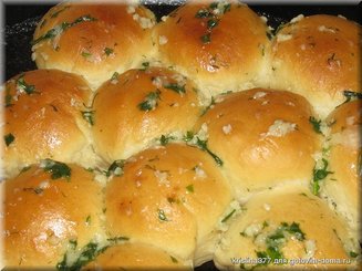 Пампушки чесночные