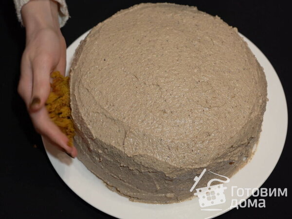 Тыквенный торт с нежным вкусом фото к рецепту 23
