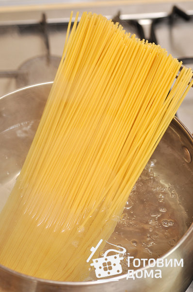 Спагетти с баклажанами в томатном соусе фото к рецепту 1