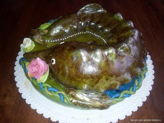 Торт "рыба -сом"
