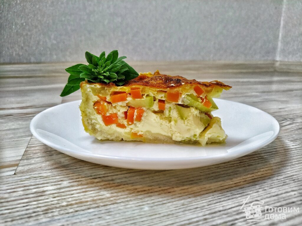 Овощной пирог с сыром