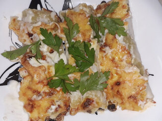 Каннеллони с мясной начинкой