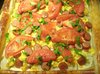 Лёгкий пирог с сосисками к завтраку