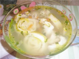 Куриный супчик "Хуторок" с клецками