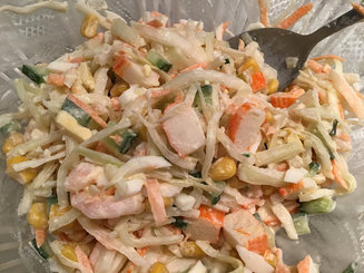 Салат крабовопалочковый