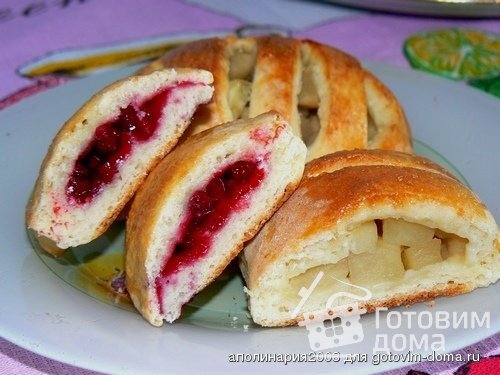 &quot;Кармашки&quot; с яблоками фото к рецепту 1