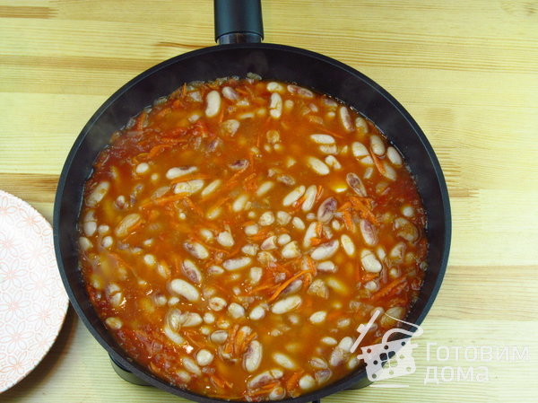 Фасоль в томатном соусе фото к рецепту 1