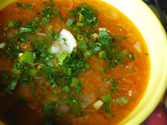 Солянка мясная ароматная