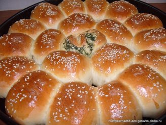 Пирожки с капустой, способ формовки